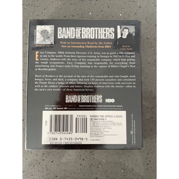 Band Of Brothers - Audio CD, by Ambrose Stephen E. - New SEALED - Picture 2 of 4